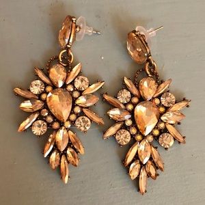 Gold Pageant Earrings